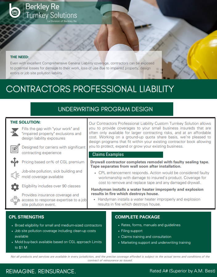 Our product sheet